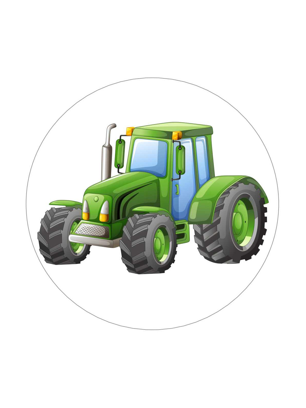 Obrázek na jedlém papíře - Traktor