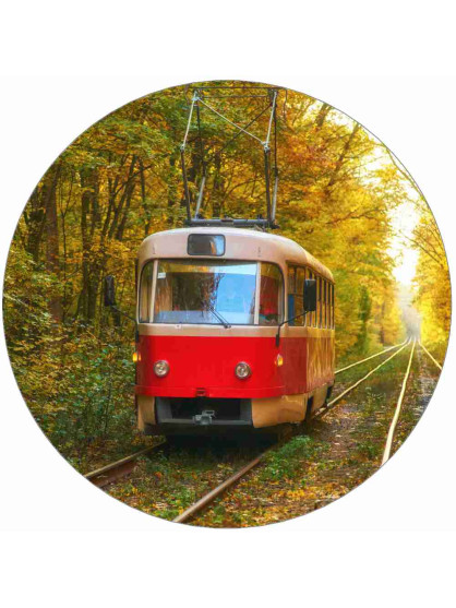 Obrázek na jedlém papíře - Tramvaj