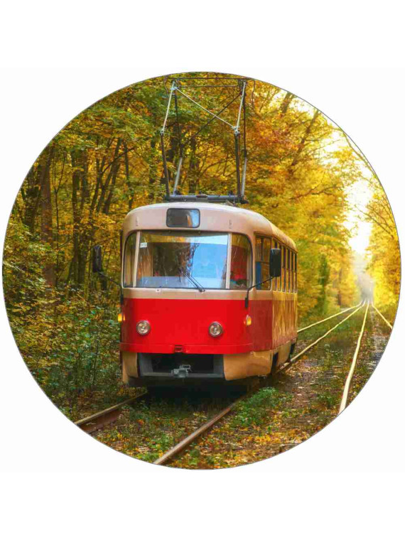 Obrázek na jedlém papíře - Tramvaj