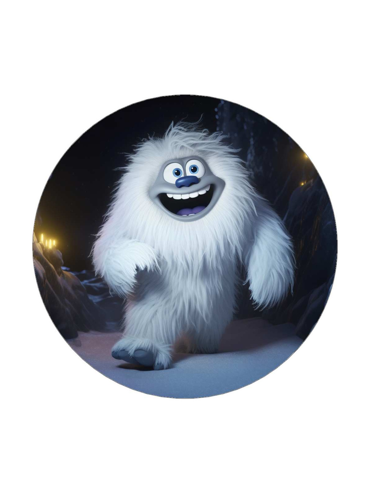 Obrázek na jedlém papíře - Yety skalní