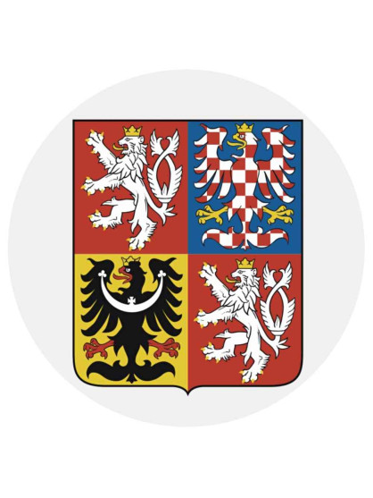 Obrázek na jedlém papíře - CZ státní znak - kruh