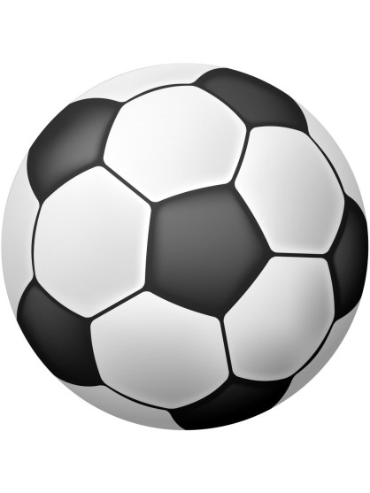 Obrázek na jedlém papíře - Fotbalový míč - kruh