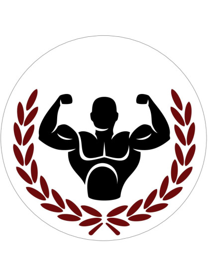 Obrázek na jedlém papíře - Gym vítěz - kruh