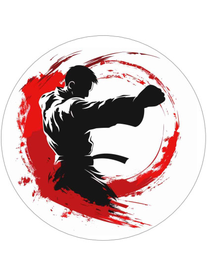 Obrázek na jedlém papíře - Taekwondo - kruh