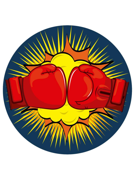 Obrázek na jedlém papíře - Box "bang" - kruh