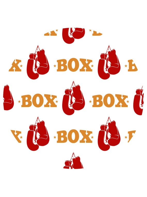 Obrázek na jedlém papíře - Boxovací rukavice - kruh