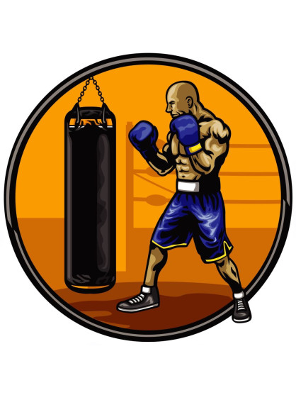 Obrázek na jedlém papíře - Boxer - kruh