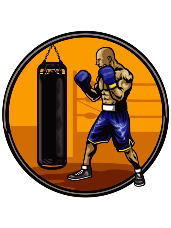 Obrázek na jedlém papíře - Boxer - kruh