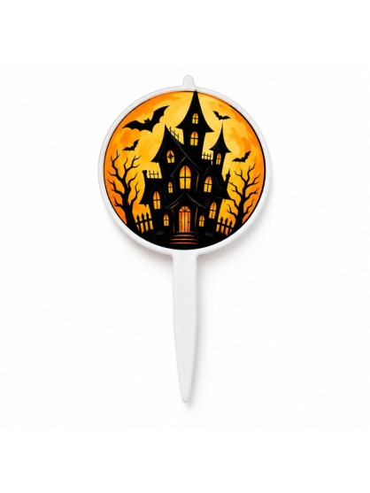 Zápich do květin – Halloween - strašidelný dům