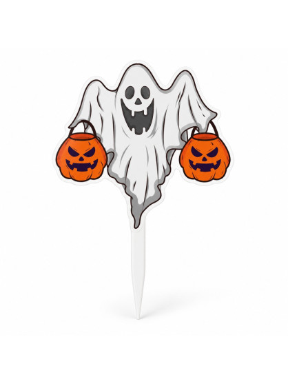 Zápich do dortu – Halloween - Duch s lucernami