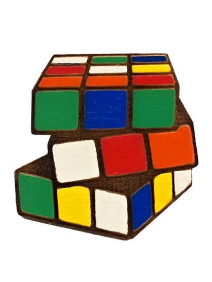 Brož Rubikova kostka