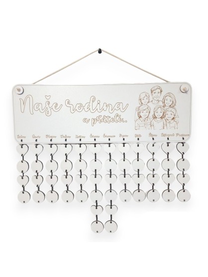 Kreativní rodinný kalendář...