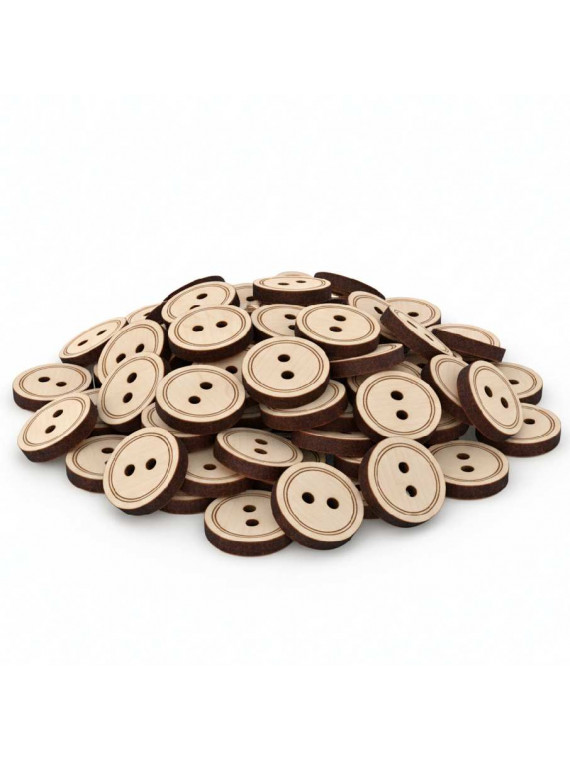Knoflíky na desce 100ks
