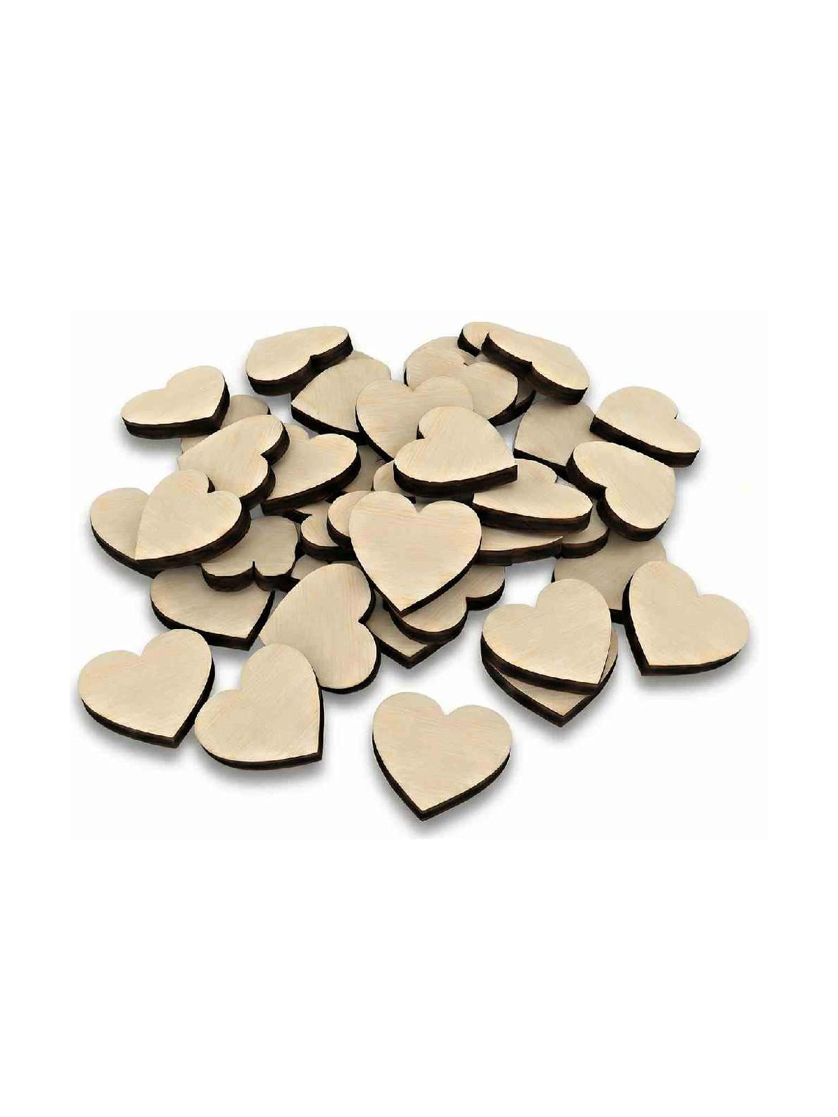 Srdíčka na desce 100ks