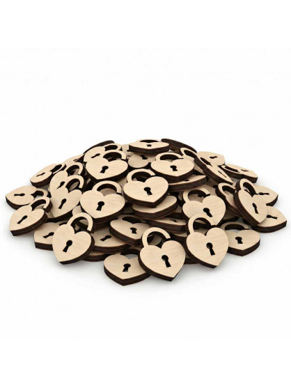 Zámečky srdíčko 50ks