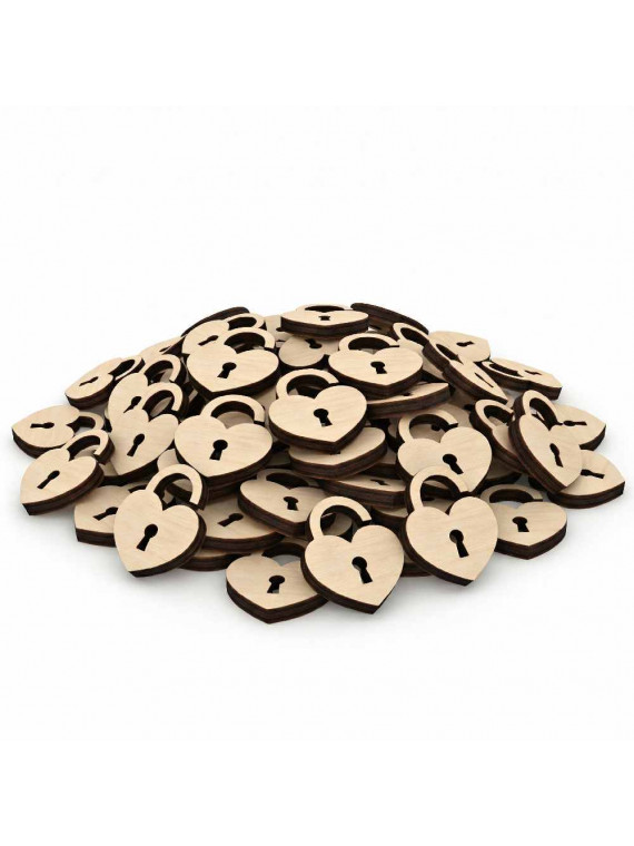 Zámečky srdíčko 50ks