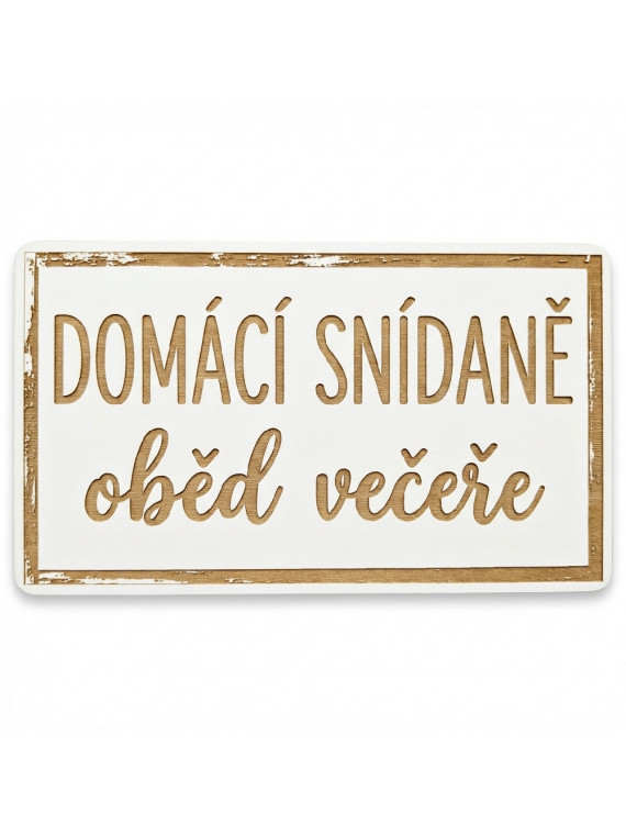 Domácí snídaně 20x11cm