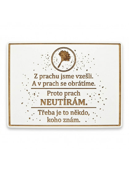 Prach neutírám 20x15cm