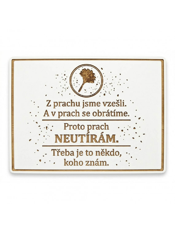Prach neutírám 20x15cm