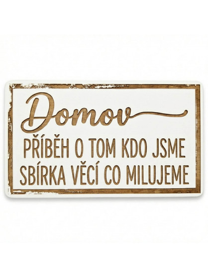 Příběh o domovu 20x11 cm