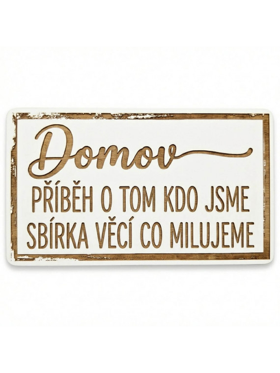 Příběh o domovu 20x11 cm