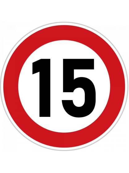 Dopravní značka "15" - kruh