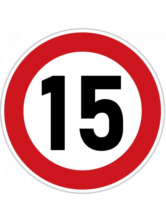 Dopravní značka "15" - kruh