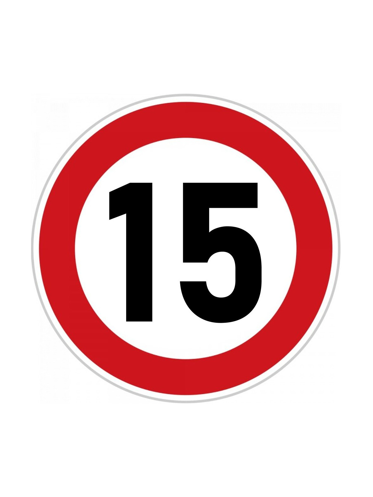 Dopravní značka "15" - kruh