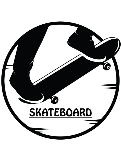 Obrázek na jedlém papíře - Skateboard - kruh