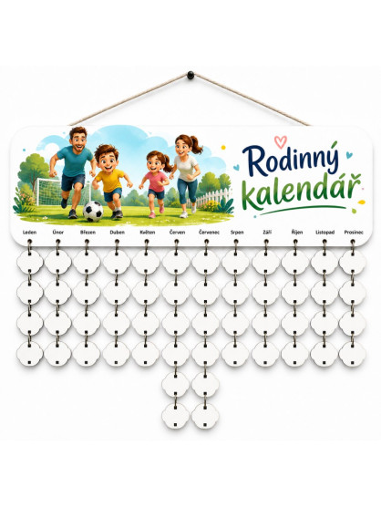 Rodinný kalendář - Fotbal 1