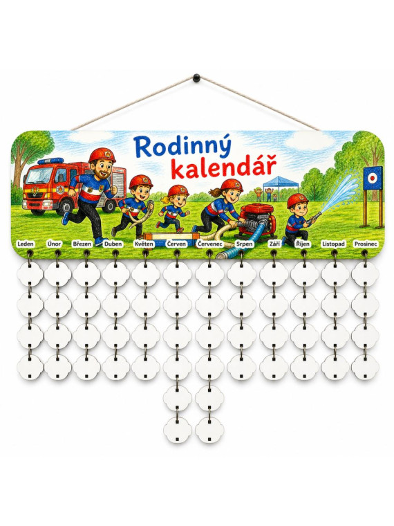 Rodinný kalendář - Hasiči jsou nej!