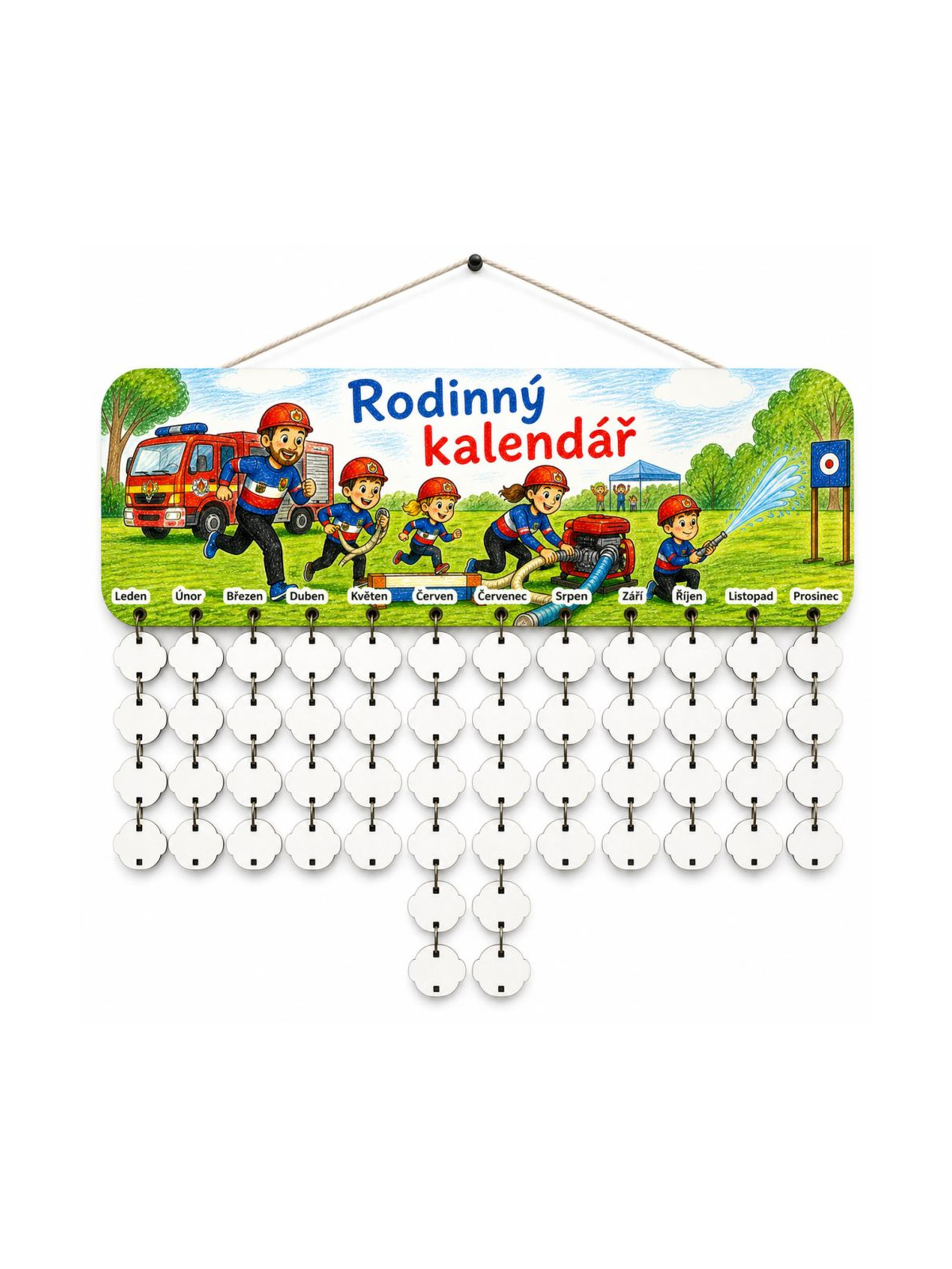 Rodinný kalendář - Hasiči jsou nej!