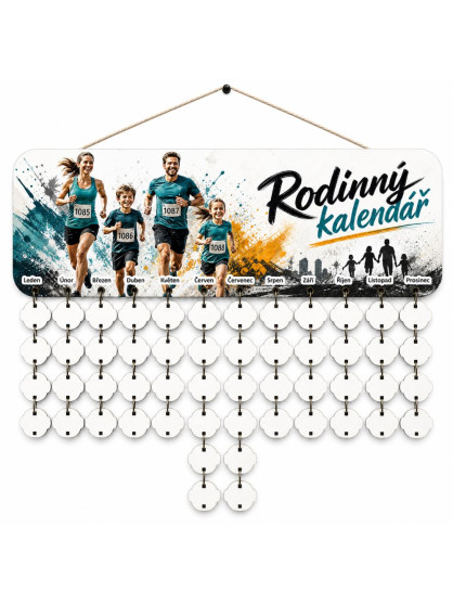 Rodinný kalendář - Běžci