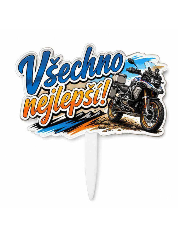 Zápich do dortu – Všechno nejlepší pro motorkáře