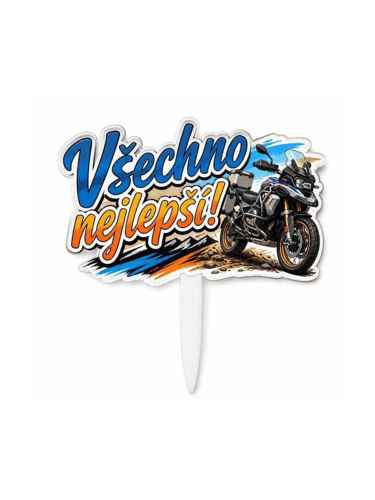 Zápich do dortu – Všechno nejlepší pro motorkáře