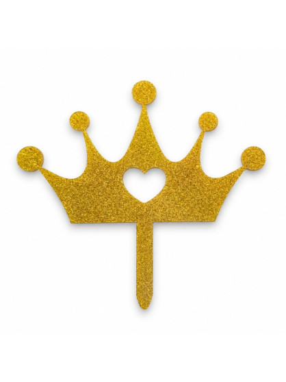 Zápich do dortu – Zlatá korunka pro princeznu