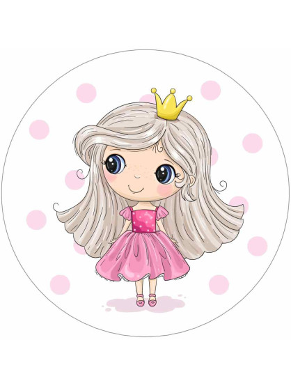 Obrázek na jedlém papíře - Malá princezna