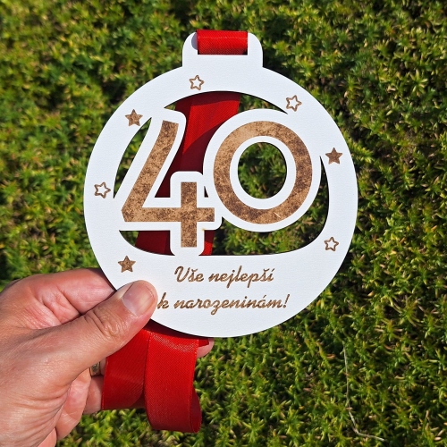 Jubilejní medaile 40 XL