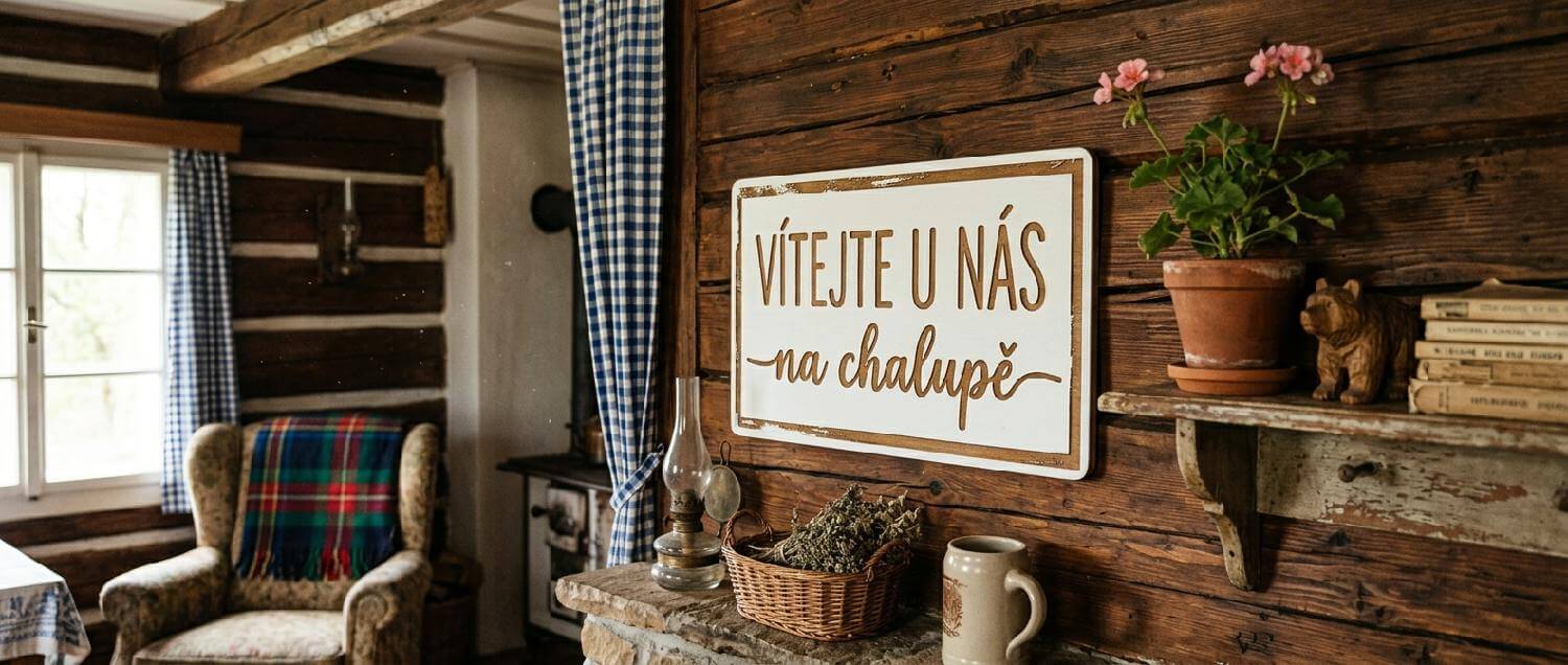 Vítejte na chalupě - interiér