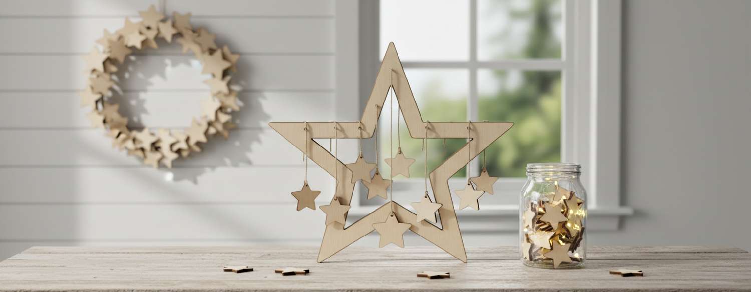 Dekorace hvězda