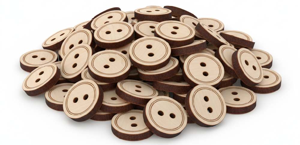 Knoflíky 100ks - hromada